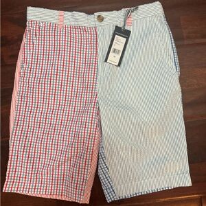 New Vineyard Vines Boy’s Seersucker Shorts Size 16